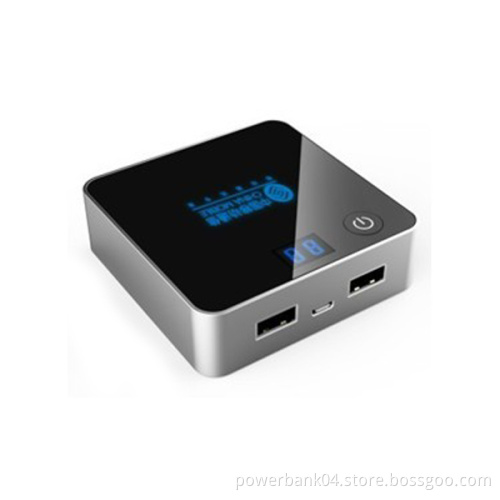 Power bank 6600mAh With digital to show the battery capacity percent.